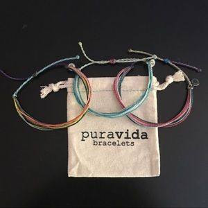 3 Pack Pura Vida Bracelets